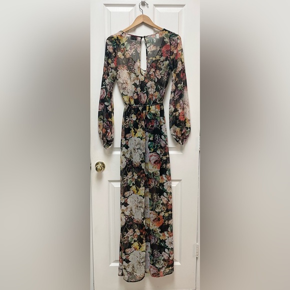 SHOW ME YOUR MUMU JOCELYN FLORAL Boho Bohemian MAXI DRESS; Size S - Picture 3 of 9
